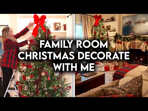 CHRISTMAS LIVING ROOM MAKEOVER 2025 | HOLIDAY DECORATE WITH ME