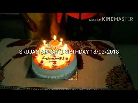 SRUSHTI SRUJAN BIRTHDAY