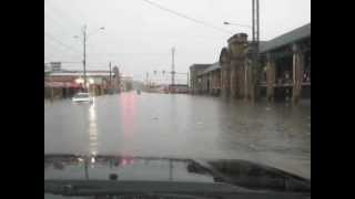 preview picture of video '120823 Flooded South Quay at City Gate - Tropical Storm Isaac'