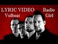 Volbeat - Radio Girl  - LYRIC VIDEO