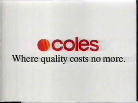 Canberra TV 1994 - Coles August 19 Reset of all Prices (Australia)