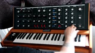 Video thumbnail for minimoog  voyager old school testing by cristian cornejo