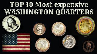 Top 10 Most Expensive Washington quarters