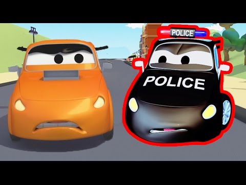 Patrula masinilor : masina de politie si Cursa în Orasul Masinilor | Desene pentri copii