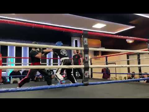 the blcc Kickboxing event ( Callum the problem. flint).   round 2
