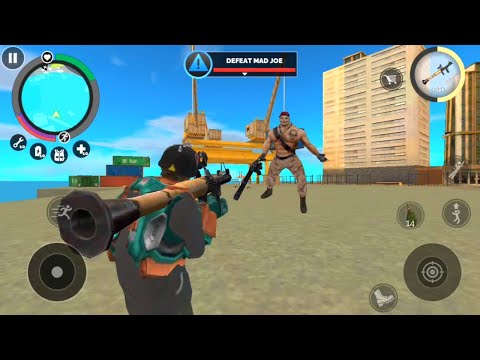 Vegas crime simulator new game | Military base fighting killing mad joe | Games on android gameplay