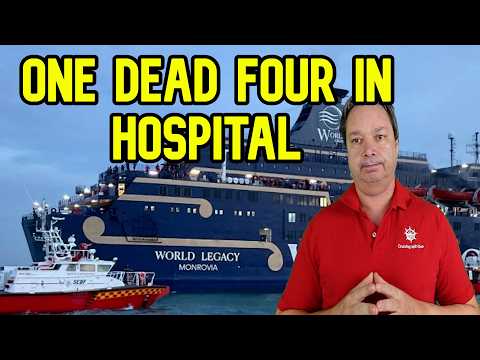 ONE CREW MEMBER DEAD AND FOUR PASSENGERS IN HOSPITAL