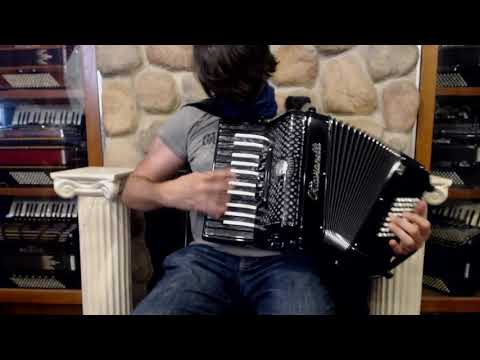 OTTACUBI48BKINV - Black Inverted Ottavianelli Cub I Piano Accordion LMM 26 48 $2999