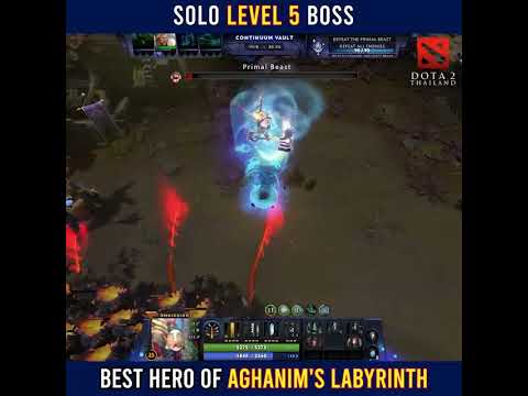 Level 5 Boss SOLO - Aghanim's Labyrinth!