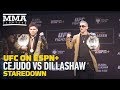 UFC Brooklyn: Henry Cejudo vs. TJ Dillashaw Presser Staredown - MMA Fighting