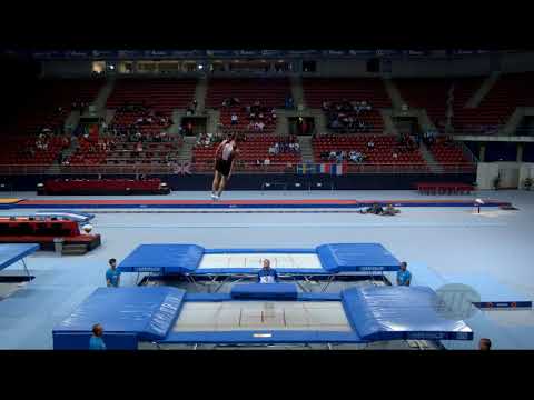 BABAYAN Amiran (UZB) - 2017 Trampoline Worlds, Sofia (BUL) - Qualification Trampoline Routine 2