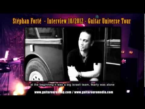 Stephan Forte Interview 2012 - Guitar Universe Tour (English subtitles)