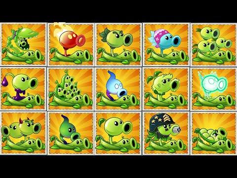 Pvz 2 Challenge - All Peashooter Combine Pea Vine & Torch Wood vs 100 Zcorp Chair Racer