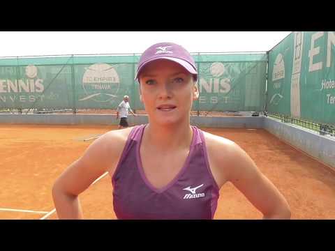 EMPIRE Slovak Open 2018: QFinal, interview, Tereza MARTINCOVA - DASCALU 6-1 3-6 6-3