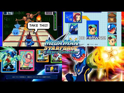 Mega Man Star Force Collection - Capcom TV Reveals SF1 In-Battle Voice Acting, HD Mugshots, & More!