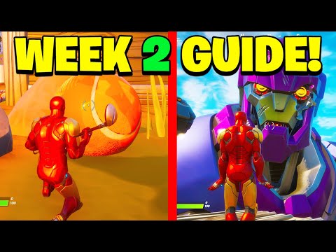 All Week 2 Challenges Guide in Fortnite Chapter 2 Season 4 (Bounce on dog toys Fortnite) AND MORE!