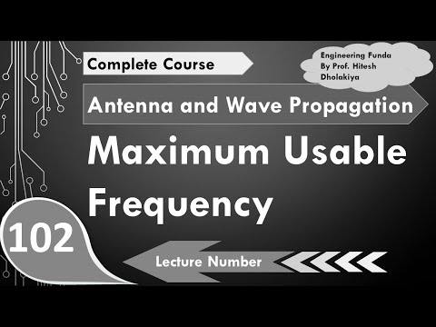 Maximum Usable Frequency MUF