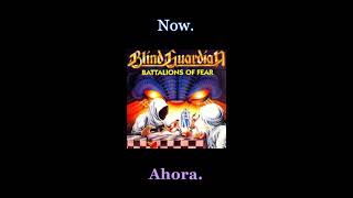 Blind Guardian - The Martyr - 06 - Lyrics / Subtitulos en español (Nwobhm) Traducida