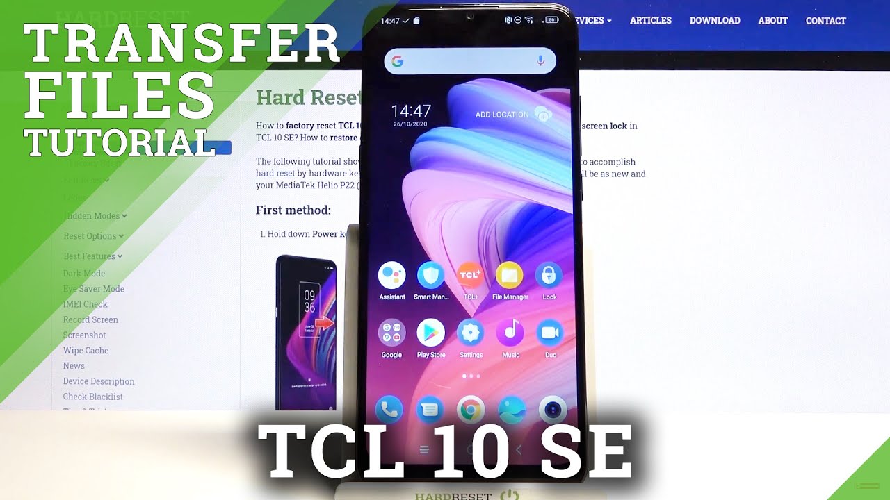 How to Transfer Files in TCL 10 SE – Relocate Data