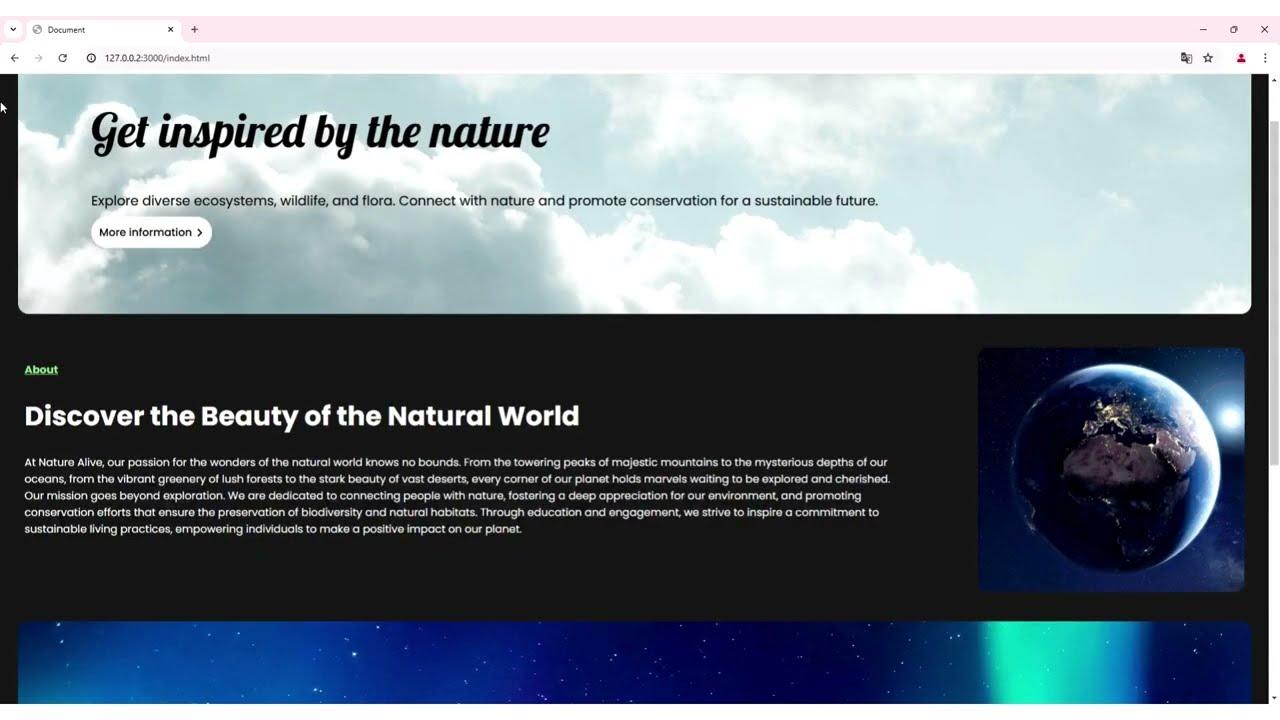 Creating a HTML & CSS Template | Web Showcase with Code | Template #1