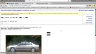 Craigslist Greenville SC Used Cars - Best For Sale by Owner Prices Under $2000 in 2013