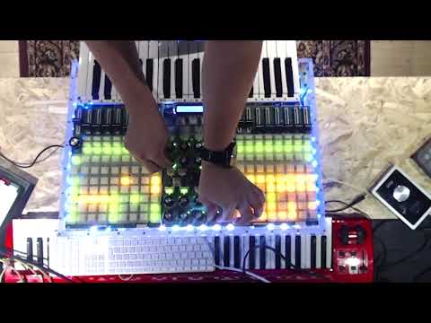 Hollt - live from his studio with his custom interface (Carl Cox and Awesome Soundwave present)