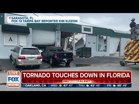 EF-1 Tornado Touches Down In Sarasota, Florida, Causes Damage