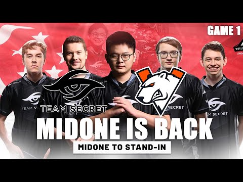 MidOne is BACK to Team SECRET - Secret vs VP One Esports Game 1