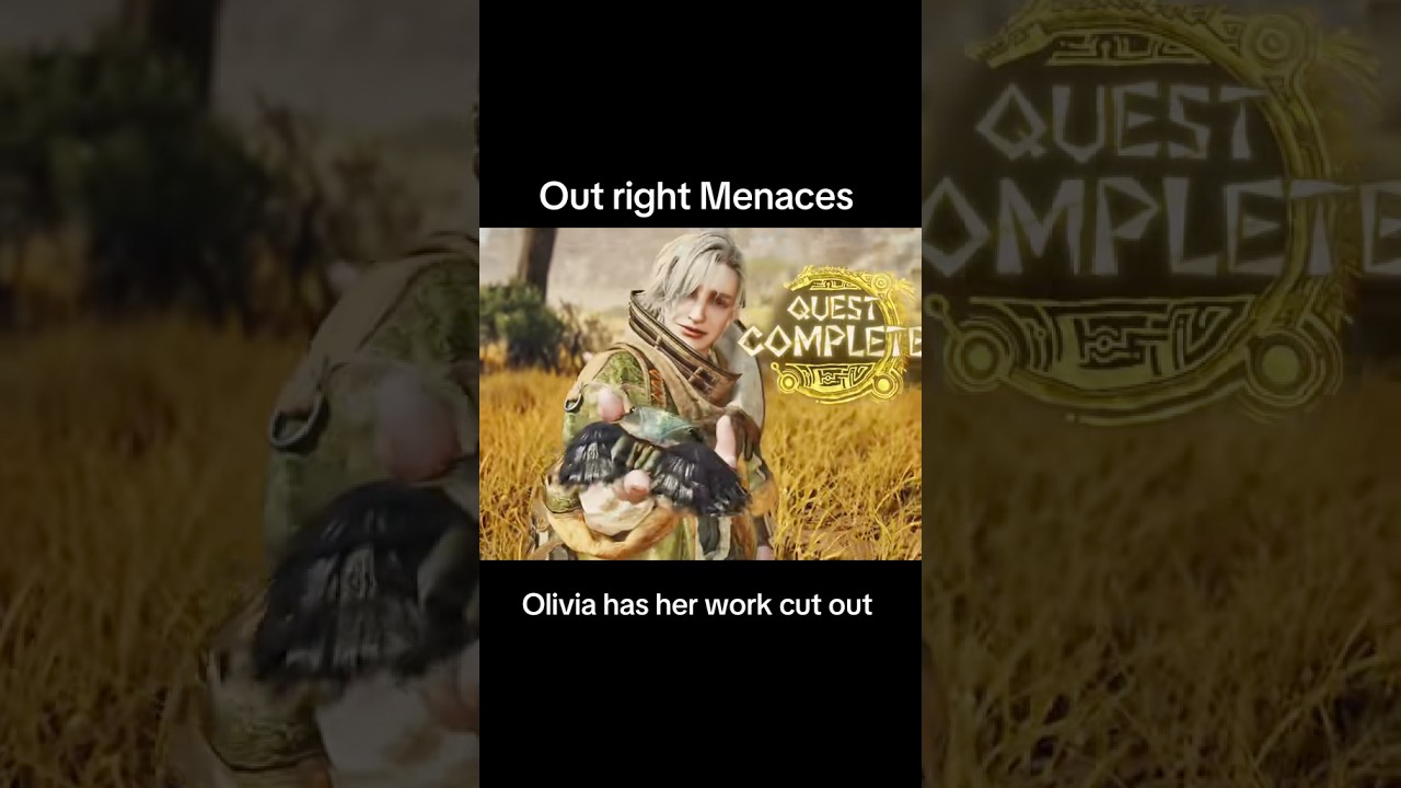 Well here’s Erik/Werner, Olivia has to deal with this #mhwilds #monsterhunter #mhw #handler #nature