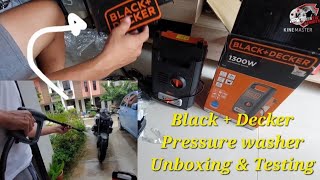 Black + Decker High Pressure Washer | Unboxing and Testing