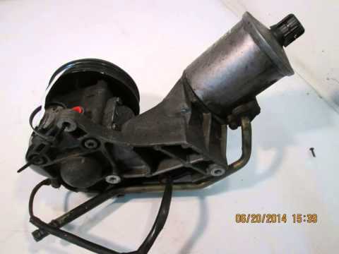 1993 Mercedes 400E Power steering pump ID 1294602680 124TYPE - mbiparts.com Used OEM Mercedes... OEM