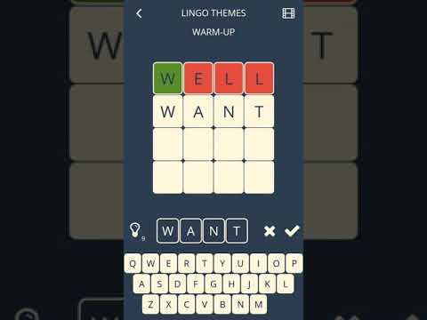 Lingo Themes. The word game Video