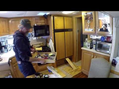 Replacing Norcold 1200 Refrigerator with Samsung RF18 in a Newmar Dutchstar Part 1 of 3
