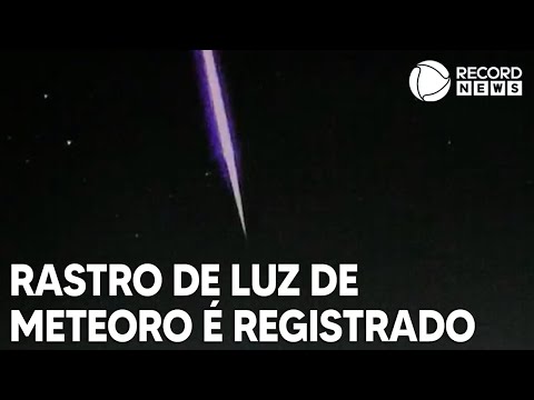 Observatório registra rastro de luz deixado por meteoro em Taquara