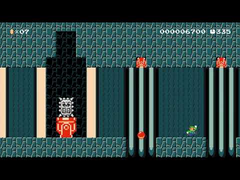 Stealth Action Luigi Secret Spy ⭐️ by SeanWhat ⭐️ SUPER MARIO MAKER Raw GAMEPLAY