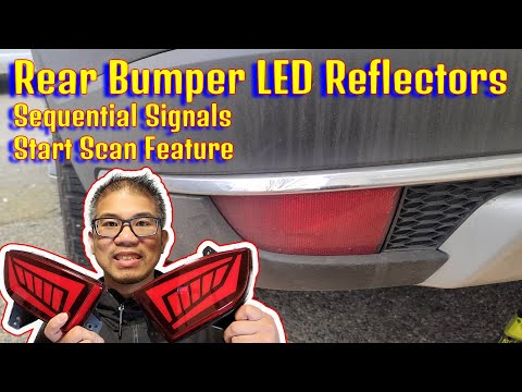 How to install Rear Bumper Sequential LED Reflectors