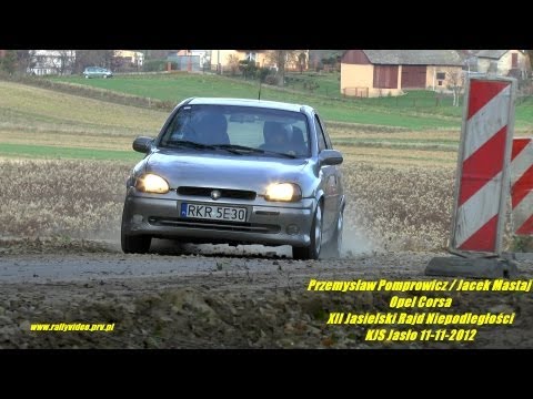 P. Pomprowicz / J. Mastaj  - Opel Corsa - XII Jasielski Rajd Niepodległości KJS Jasło 11-11-2012