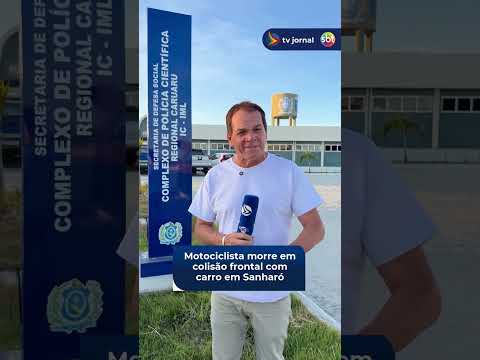 Motociclista morre em colisão frontal com carro em Sanharó