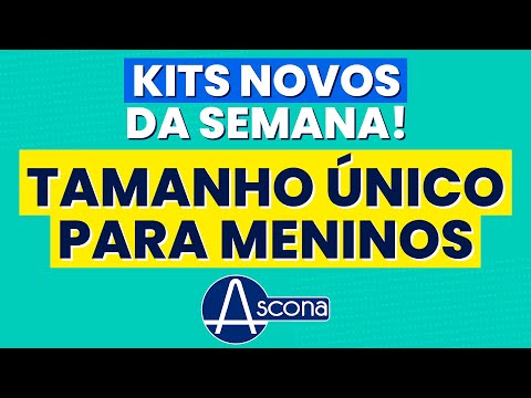 KIT TAMANHO ÚNICO PARA MENINOS! Moda verão na Ascona com preço acessível! Atacado e varejo no Brás.