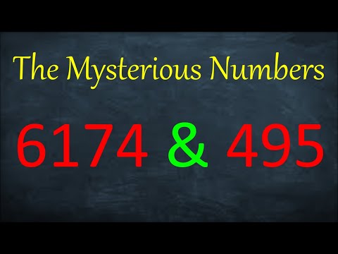 Mysteriöse Zahlen Kaprekars Konstanten 6174 und 495