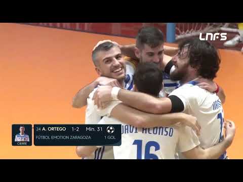 Gol Adri Ortego (1-2) Aspil Jumpers Ribera Navarra - Futbol Emotion Zaragoza. J21, 1Div. LNFS