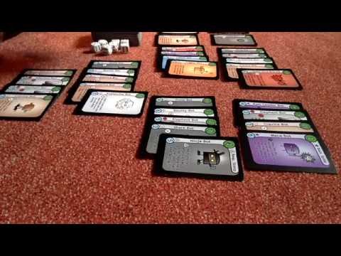 Solo / Solitaire / 1 Player: "Stak Bots - Breakout" with physical cards playthrough 