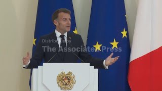 Macron says allies 'have much better things to do than stir up threats of destabilisation'