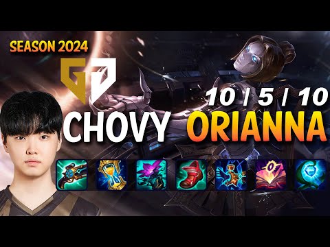 GEN Chovy ORIANNA vs JAYCE Mid - Patch 14.5 KR Ranked CHALLENGER | lolrec
