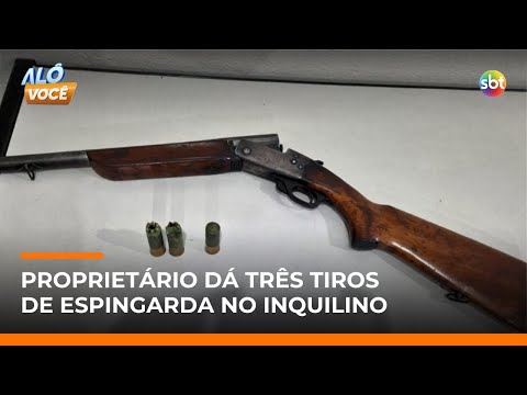 Briga por portão termina em tiros de espingarda no interior de SP | #AloVoce