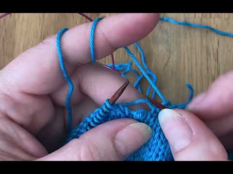 Knit up a lost stitch without a crochet hook