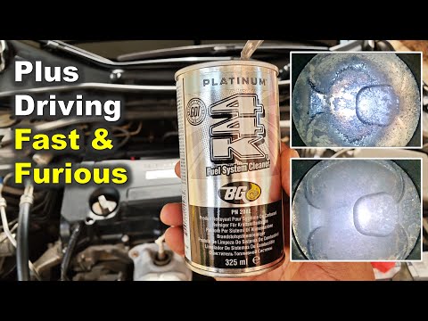 Fuel System Cleaning with Speed + BG44K platinum / Carbon Buildup Removal: Before & After Comparison