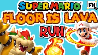 Super Mario Floor Is Lava 🔥 Chase - Brain Break | Movement Activity GoNoodle Inspired