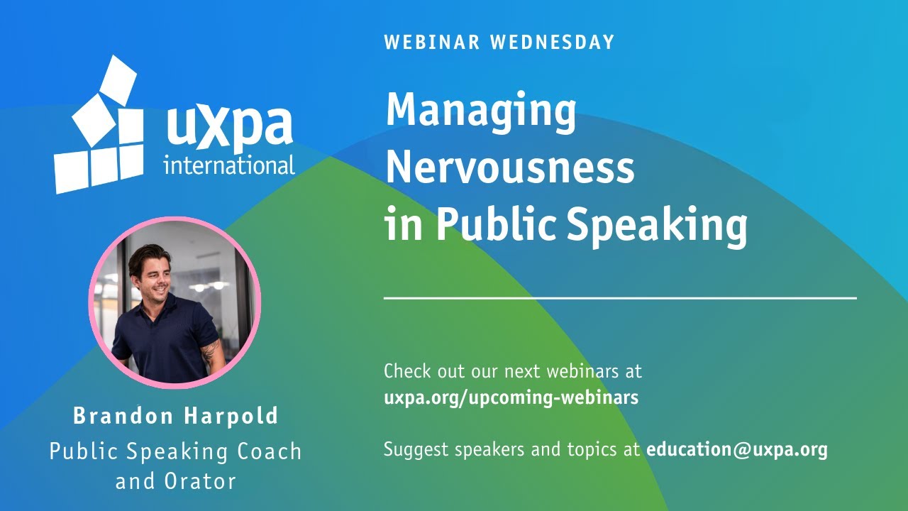 Managing Nervousness in Public Speaking