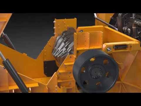 6400CT Horizontal Grinder Cassette Style Rotor Animation